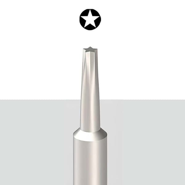 Precision Pentalobe Skruvmejsel 0,8 mm för iPhone Magnetisk 2UUL Silver