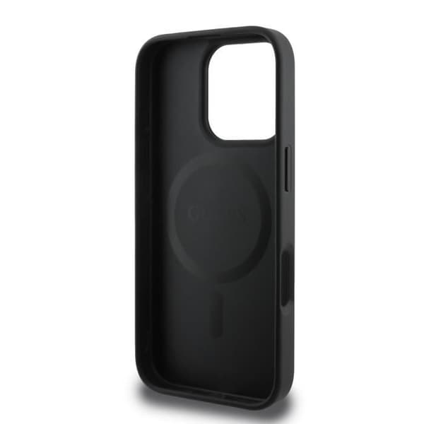 Beskyttende Cover til iPhone 16 Pro MagSafe Model 4G Guess Sort Svart