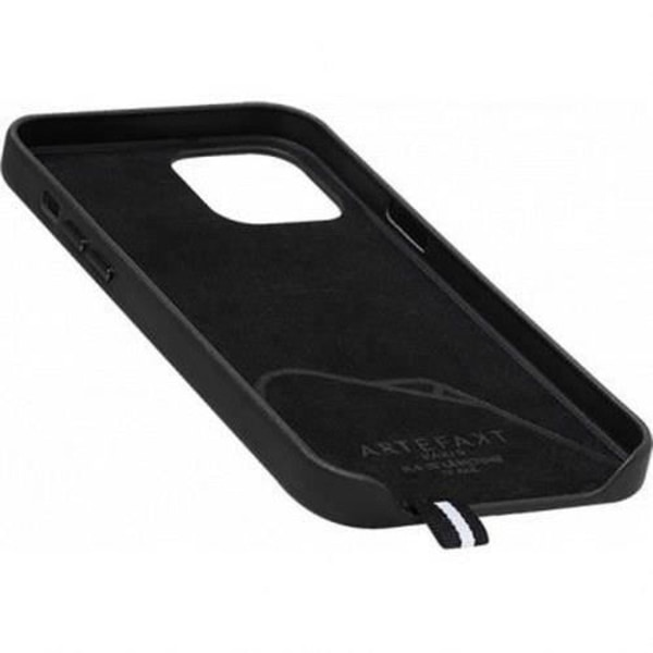 Coque för iPhone 12 mini i Elysée Läder ARTEFAKT Svart Svart
