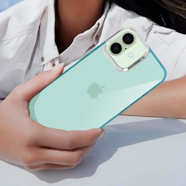 Cover til iPhone 16 - AVIZAR - Fleksibel - Silikone 1.5mm - Kamerabeskyttelse - Blå Blå