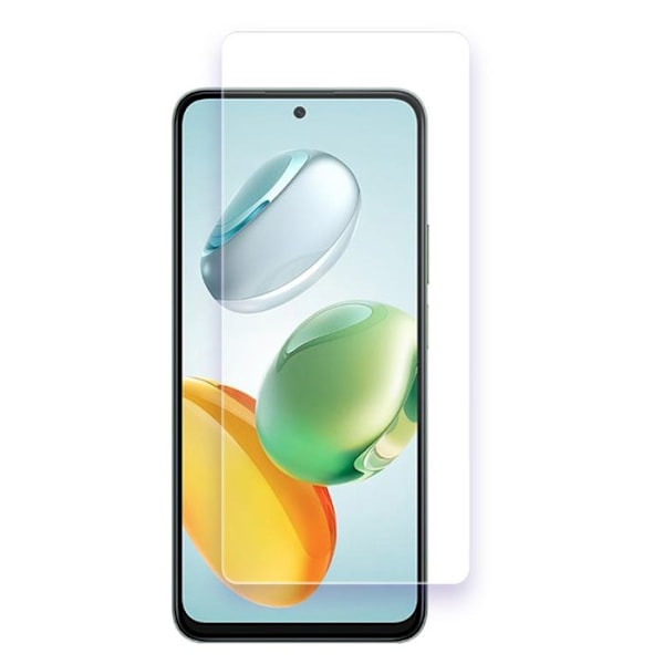Beskyttelsespakke til Honor 200 Smart Etui i blød TPU og 7H hærdet glas Moxie Transparent Vit