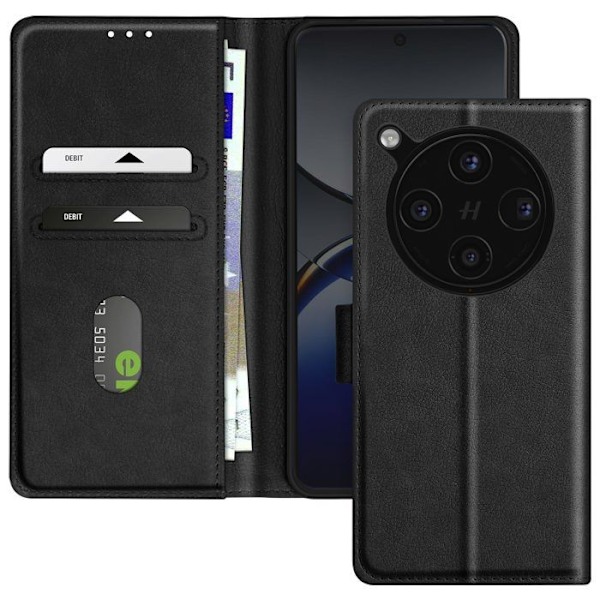 Oppo Find X8 Pro Klappet Lompakko ja Videotuki Musta Svart
