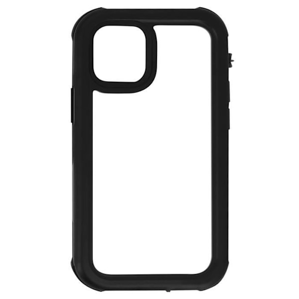 Telefoncase - AVIZAR - iPhone 12 Mini - Hårdt polycarbonat - Vandtæt IP68 - Sort Svart