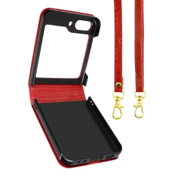 Etui, der er kompatibelt med Samsung Galaxy Z Flip 5 Mandala Red Cover