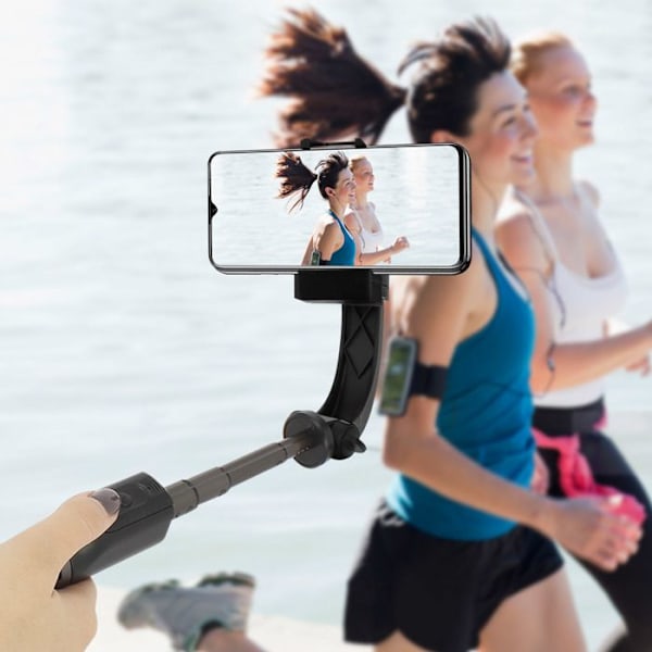 Universal Stabilisator Stativ / Stang Bluetooth Fjernbetjening Akashi Sort
