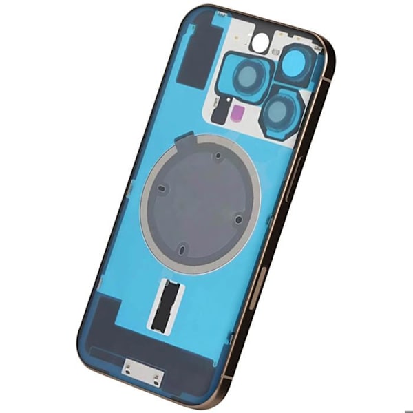 iPhone 16 Pro - Kori vaihto takalasilla, Keltainen Gul