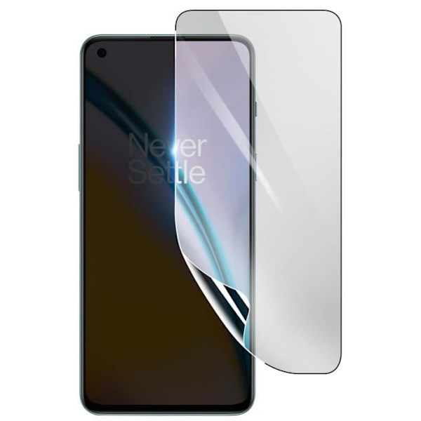 Skærmbeskytter - 3MK - OnePlus Nord 2 - Stødsikker Hydrogel - Gennemsigtig - Ridsefast Transparent