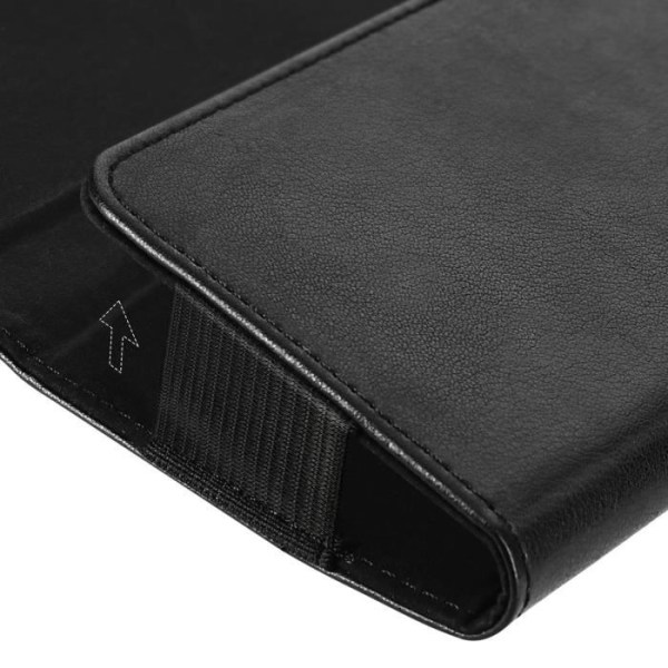 Bälteshölster för Smartphone Storlek XXL Fästklämma Magnetic Flap Myway Black Svart