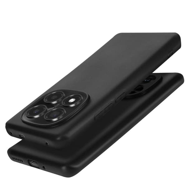 Coque - Xiaomi - Redmi Note 14 Pro Plus - Silikonfjäder - Repåtskydd - Matt finish Svart