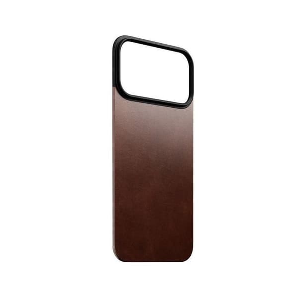 Läderfodral - NOMAD - iPhone 17 Pro Max - Rustik Brun - Ultrafin - Kompatibel med MagSafe Rustik brun