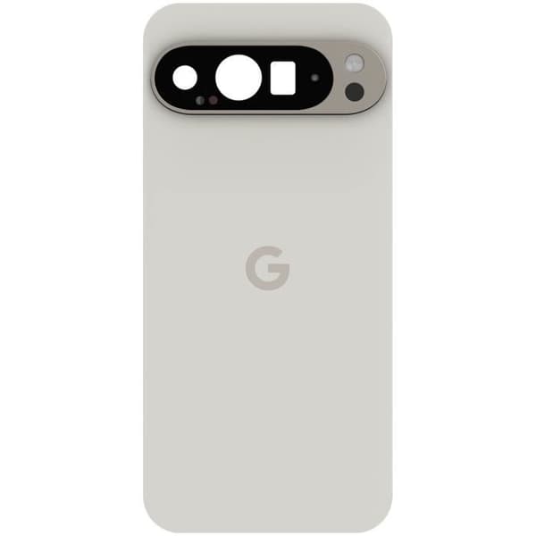 Bagcover - Google - Pixel 9 Pro XL - Original - Hvid - Service Pack - Nem installation Vit