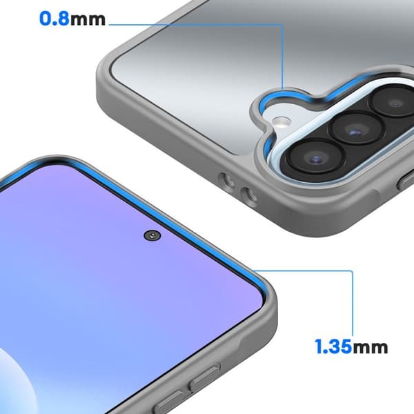 Fodral för Galaxy A57 Frostad Hybrid Design Stötsäker 1.5m Dux Ducis Ljusgrå Grå