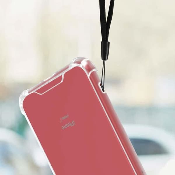 Coque iPhone 8 Plus og 7 Plus - AVIZAR - Blød silicone - Transparent - Stødabsorberende hjørner - Glat Transparent