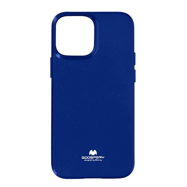 Coque iPhone 13 Pro Max - MERCURY - Fleksibel Silikone Gel - Blank Effekt - Stødbeskyttelse Midnattsblå