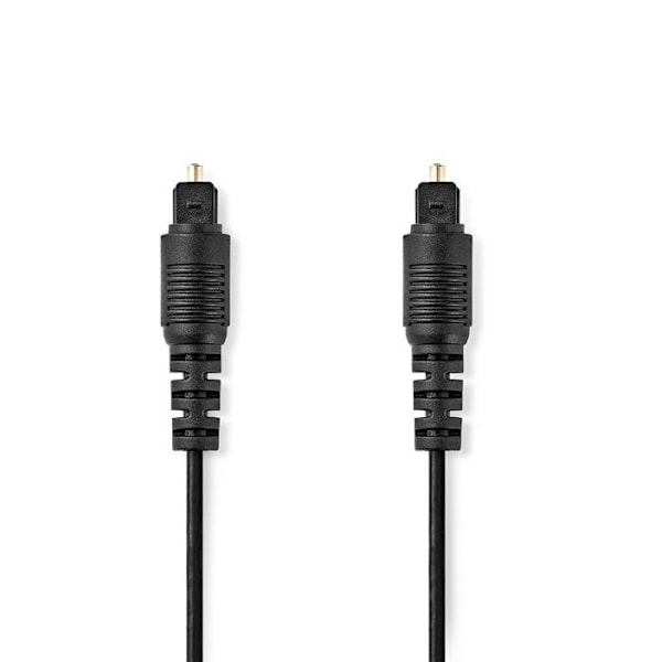 Nedis digitaalinen äänenkaapeli (optinen) TOSLINK (M) TOSLINK (M) 3 m musta pyöreä kuitu
