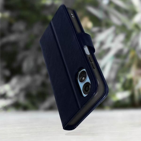Fodral till Oppo A17 - AVIZAR - Support för plånbok och video - Blå Blå
