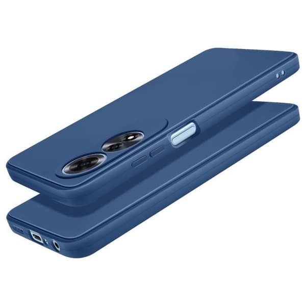 Coque - Oppo A60 - Blød Silikone - Holdbar Beskyttelse - Mat Finish Blå