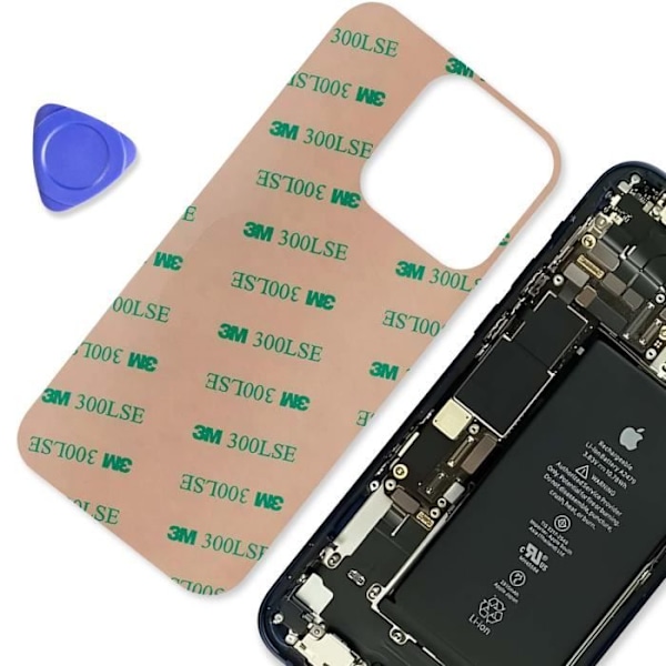3M-taustateippi iPhone 12:lle ja 12 Pro:lle, voimakas tarttuvuus, läpinäkyvä Transparent