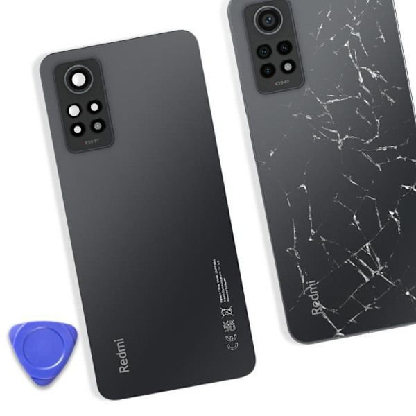 Batterilock - XIAOMI - Redmi Note 12 Pro 4G - Grå - Service Pack Grå
