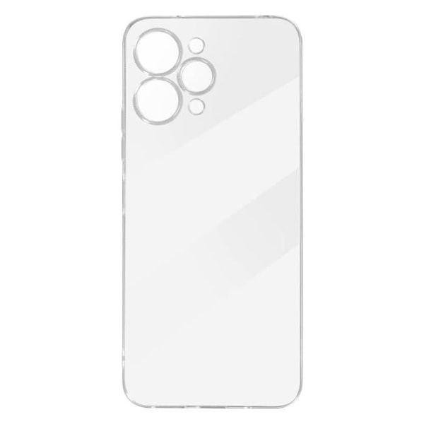 Etui til Xiaomi Redmi 12 - AVIZAR - Gennemsigtigt etui - Blød silikone 0,5 mm - Anti-gulning - Gennemsigtig Transparent