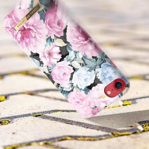 Coque iPhone SE 2022, 2020, 8, 7, 6S, 6 - Ideal of Sweden - Pioni Puutarha - Kestävä - Vaaleanpunainen - Langaton QI-lataus Rosa