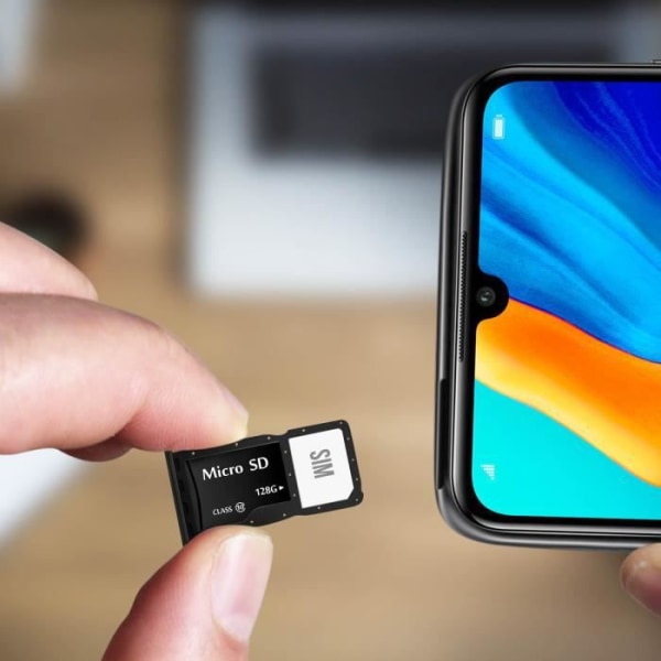 SIM-kort och Micro SD-kortsfack - Huawei - P30 Lite - Enkel installation - CE- och RoHS-standarder Svart