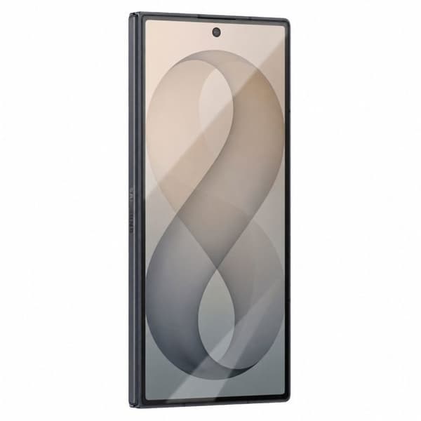 Härdat glas 2.5D för Galaxy Z Fold 8 Ultra Full Glue 0.26mm Transparent Vit