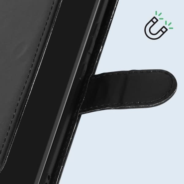 Taske til Motorola Edge 30 Fusion - Tactical Field Notes - Sort - Hard Shell - Syntetisk - Flip