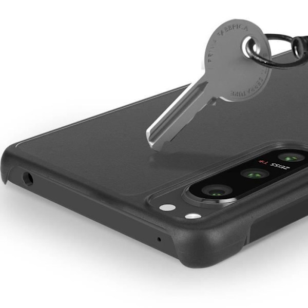 Etui til Sony Xperia 1 VI Anti-Fingerprint Polycarbonate Sort - AVIZAR - Stiv - Syntetisk - Glat - Blandet Svart