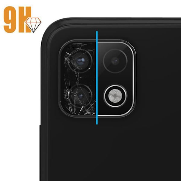 Suojakalvo - AVIZAR - Samsung Galaxy A22 5G - 9H karkaistu lasi - Sormenjälkiä estävä - Läpinäkyvä Transparent