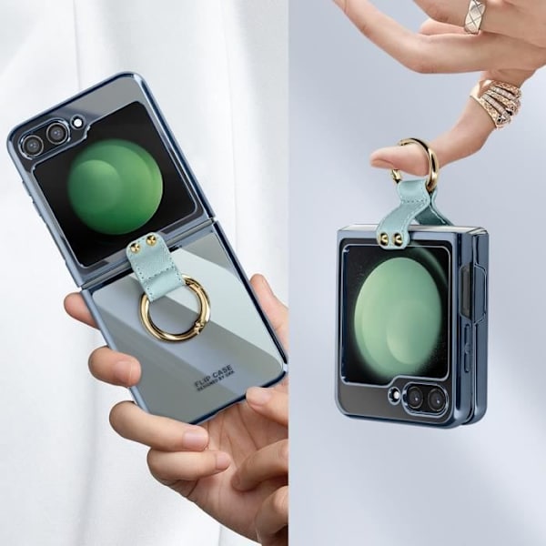 Coque ring - AVIZAR - Ring Case - Stødabsorberende - Indbygget ring - Justeret design Blå