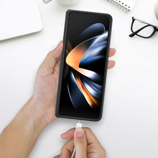 Samsung Galaxy Z Fold 4 Cover med Flip Original Samsung Video Support Sort