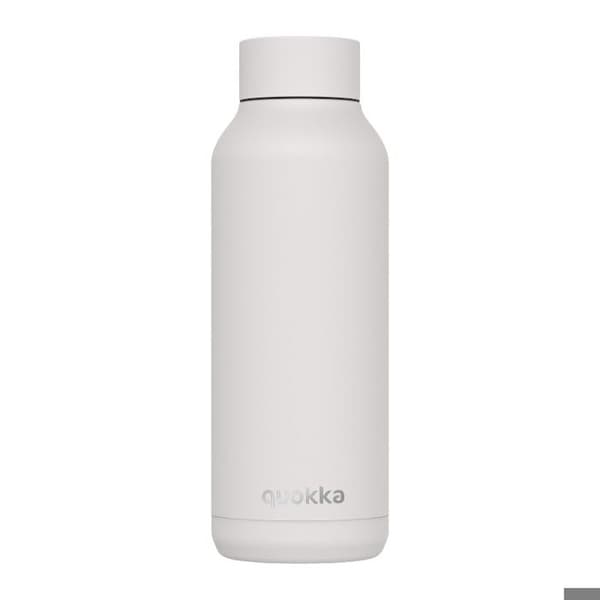 Isoleret flaske i rustfrit stål 510 ml (hvid) Quokka Solid