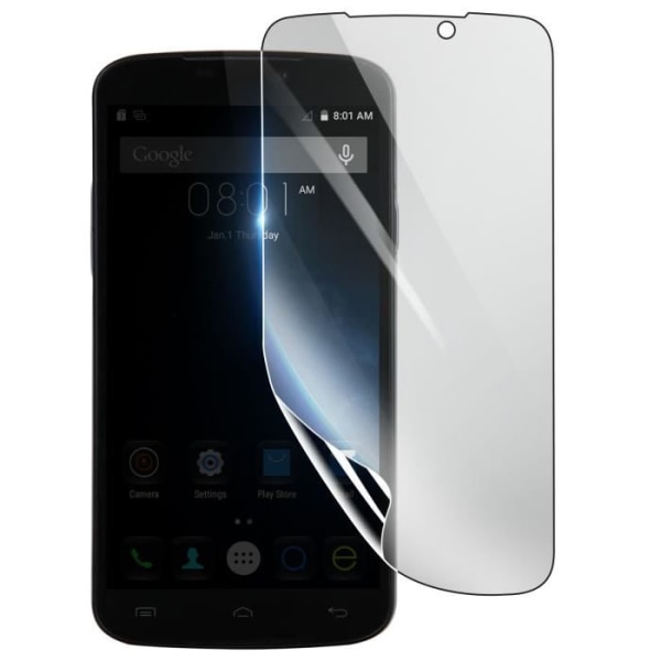 Skärmskydd - 3MK - Doogee X6 - Stötsäker Hydrogel - Reptålig - Transparent Transparent
