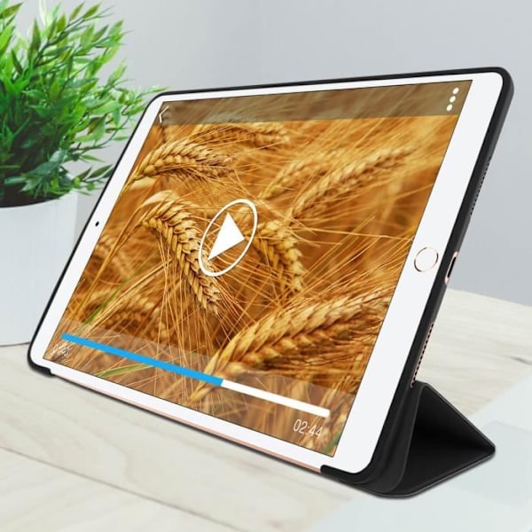 Housse - Ikke specificeret - Air 2019 / Pro 10.5 - Trifold - Sort - Fuld beskyttelse Svart