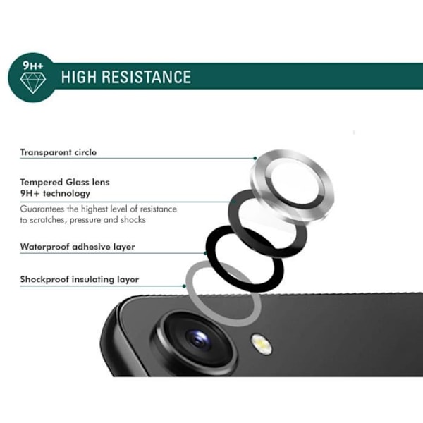 Skydd för kameralinser - FORCE GLASS - Galaxy Z Fold 6 - Livstidsgaranti - 3x skydd - Återvunnet glas