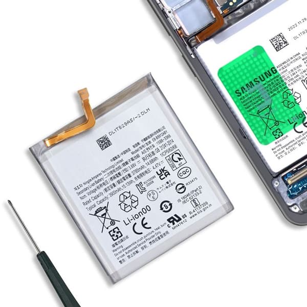 Ersättningsbatteri OEM för Samsung Galaxy S23 3785mAh Grå Grå