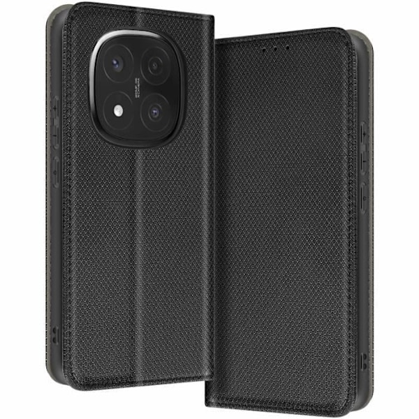 Redmi Note 14 Pro ja 14 Pro Plus Musta Magneettikorttitasku Svart