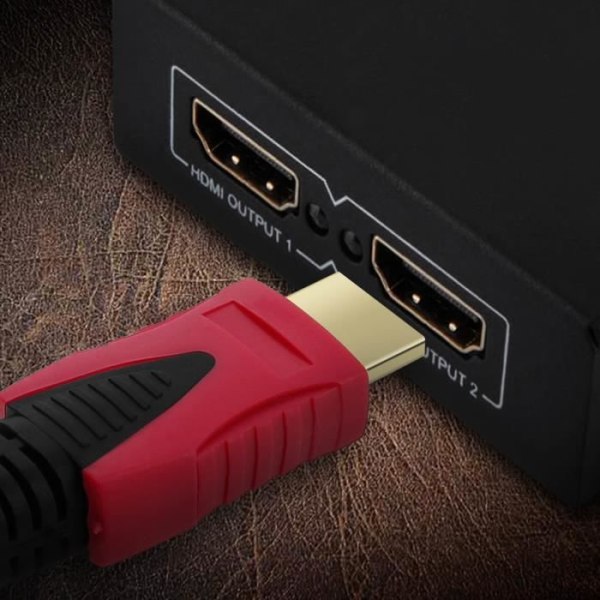 LinQ 4K Full HD High Speed HDMI till HDMI hane videokabel 1,8 m Svart