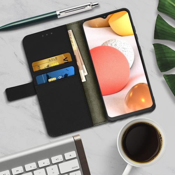 Smartphoneetui - Samsung - Galaxy A32 - Silikonegummi - Sort - Videostøtte Svart