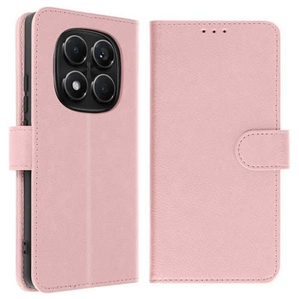 Plånboksfodral - Xiaomi - Redmi Note 14 Pro/Pro Plus - Roséguld - Stöd - Magnetisk Blå