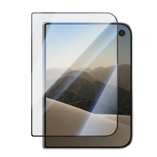 Skærmbeskyttelse til iPhone Duo Full Coverage i 9H hærdet glas Sort / Transparent Svart / Klar