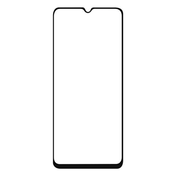 Skärmfilm - AVIZAR - Xiaomi Redmi 10C - 9H härdat glas - Ultratunt - Totalt skydd Svart