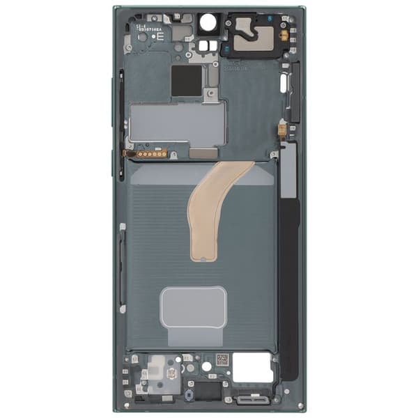Erstatningscentralchassis til Galaxy S22 Ultra Service Pack Samsung Grøn Grön