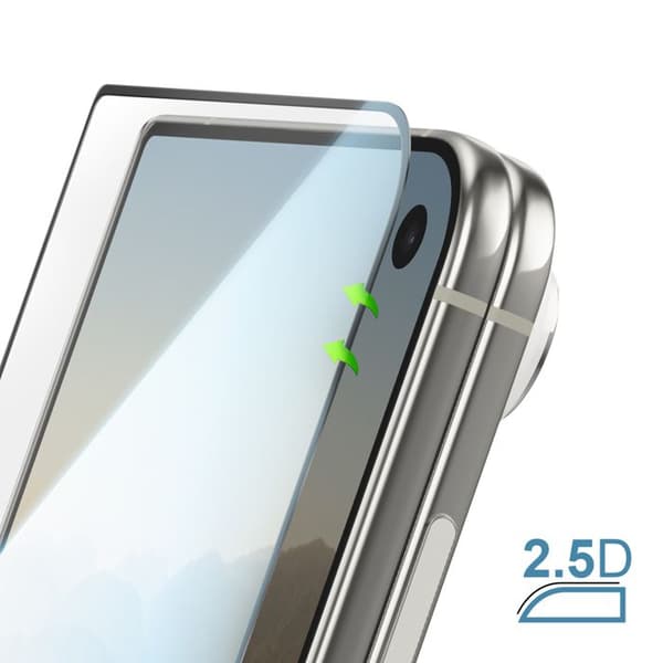 Skærmbeskyttelse til iPhone Duo Full Coverage i 9H hærdet glas Sort / Transparent Svart / Klar