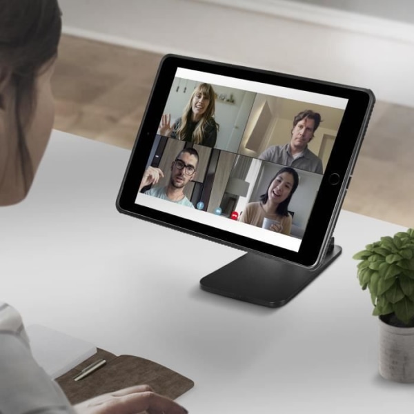 Bordstativ og etui iPad 2018 og 2017 9.7, iPad Air Roterbar Højdejusterbar Sort