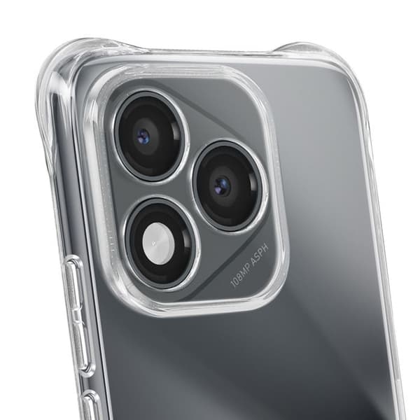 Skyddspack - Honor - 400 Lite - Stötskyddande skal - 2 härdade glas - Transparent Vit