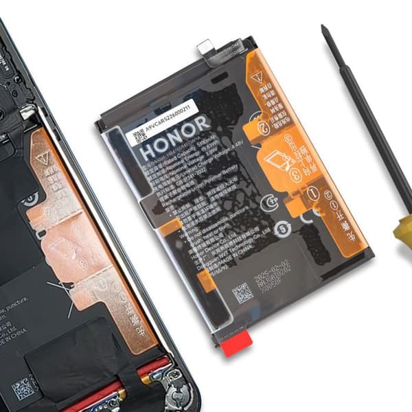 Erstatningsbatteri - HONOR - 400 Lite - 5100mAh - Lithium Ion - Sort Svart