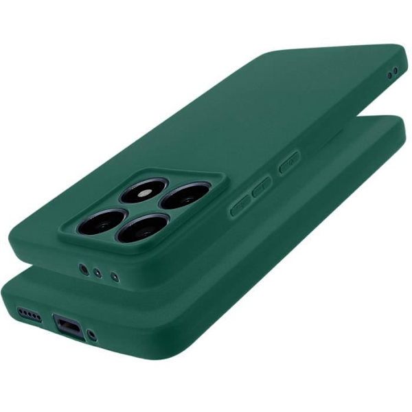 Coque - AVIZAR - Xiaomi 14T - Silikon Mjuk - Mörkgrön - Rep防护 Grön