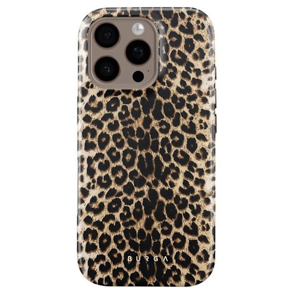 Coque MagSafe til iPhone 16 Pro Max Elegant Player Burga Mønster Brun kastanj
